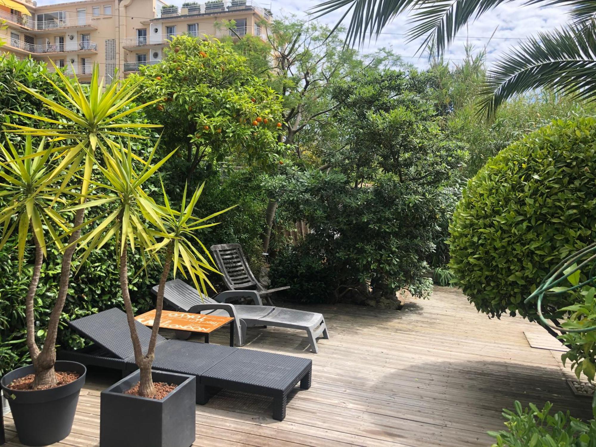 Only 60M To The Beach, 2 Bedroom Cozy Apartment, 80M2 Big Garden, Very Central Cannes Eksteriør bilde